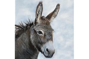 Crafty Things 4 x Paper Napkins - Honkey Donkey - Ideal for Decoupage/Napkin Art