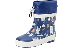 Playshoes Gummistiefel Halbschaft Wald Gefüttert Unisex Kinder Gummistiefel