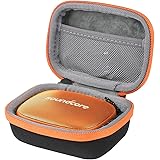 co2CREA Voyage Stockage Porter Étui Housse Case pour Anker Soundcore Icon Mini l'enceinte Bluetooth (Orange Zipper)