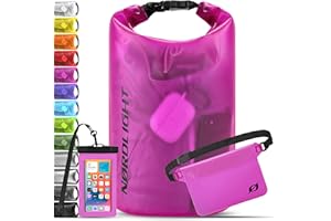 Nordlight Wodoodporna torba sucha Dry Bag 2L 5L 10L 15L 20L 30L - Zapięcie roll-top i pasek na ramię | Pływanie, kąpiele, plaża, spływy kajakowe, wiosłowanie na stojąco, nurkowanie