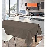 Biancheriastore New style at home Tovaglia da Tavola Rettangolare Tinta Unita 100% Cotone Tinto in Filo | Copri Tavolo Robust