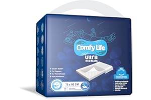 Comfy Life Ultra Lot de 15 alèses jetables pour Incontinence 75 x 90 cm