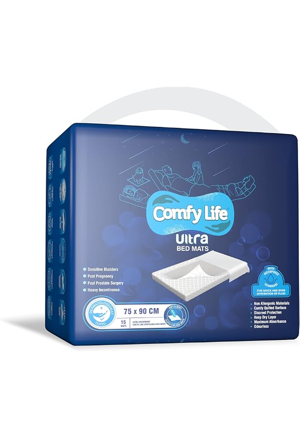 Huggies DryNites - Lot De 7 Protections Jetables Pour Lit - Anti-Fuites Nuit - Enfants Et Incontinence
