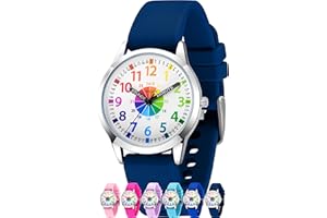 SIMSAM Kinderuhr Junge ab 6, Lernuhr Kinder Uhr ab 8, Kinderuhr Mädchen 10 Jahre, Armbanduhr Kinder Uhren für Jungs 12 Jahre, Armbanduhr Mädchen Jungen, Kids Watch, Kinderuhren