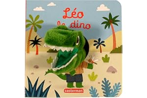 Léo le dino: Livre marionnette pour bébé - dès 3 mois