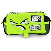 office box Triple Design Pencil Case - Large Interior Compartments with Individual Zip Closure - by (DontTouch)