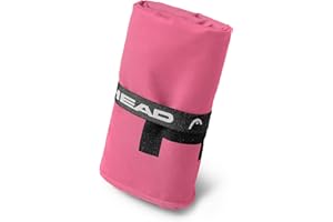 OSAMA HOME HEAD Active - Asciugamano Microfibra con Elastico, Asciugamano Palestra Sport Fitness Morbido e Leggero Rapida Asciugatura, Asciugamani Bagno Assorbente Salvaspazio Viaggio 40x60, High-Visibility Pink