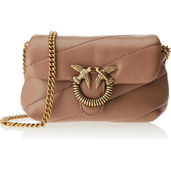 Pinko Women's Love ONE Classic Bag - Quilted Nappa Leather With Iconic Love Birds Buckle - View #3