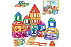OBAKAER Costruzioni Magnetiche Giochi Bambini 2 3 4 Anni Magneti Giochi Bambini Bambina 3 4 5 6 Anni Giocattolo Creativi STEM Educativi Idel Regalo Bambini Bambina 3 4 5 6 7 8 Anni Compleanno Natale Epifania
