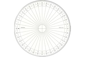 MINERVA Rapporteur 360° en Degré 10cm Transparent