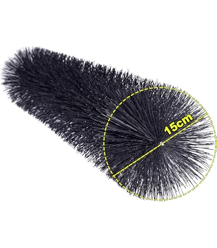 Forega - 40 M Lot De 35 Brosses Pour Gouttière De Toit Longueur- 115 Cm; De Diamètre - 10 Cm | Protection Des Feuilles | Protection Contre Les Martres, Gouttière| Protection Des Panneaux Solaires