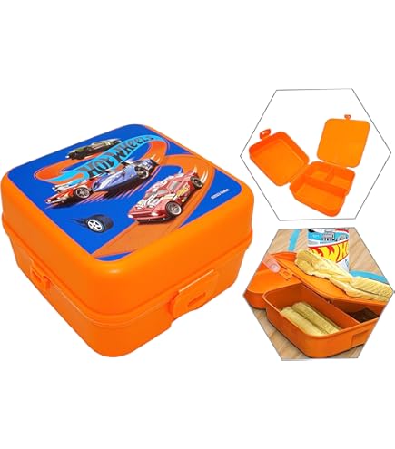 Borsa Termica Hot Wheels Per Bambini - Porta Pranzo Scuola E Picnic | Design Auto, Facile Da Trasportare - Foto 8