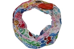 beybey® Trance Edition Damen Seide Loop Schal in herrlichen Farben - ein Seidenschal zum Verlieben