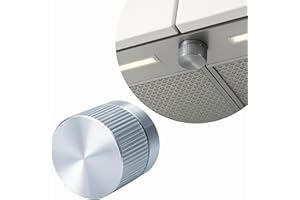 Sintrix Fab Ersatz-Drehknopf für Dunstabzugshaube – Kompatibel mit IKEA UNDERVERK, RYTMISK, VALUE. Robustes Material mit Metalloptik und Anti-Rutsch-Design. Verstärkte Ausführung, bruchsicher