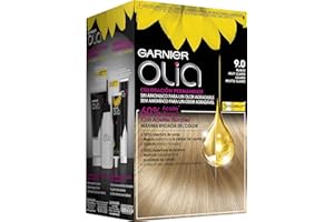 Garnier Olia - Coloración Permanente sin Amoniaco, con Aceites Florales de Origen Natural - Tono 9.0 Rubio Muy Claro