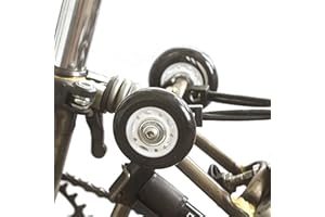 LONDON CRAFTWORK 63mm Wide Easy Wheels For BROMPTON folding bike