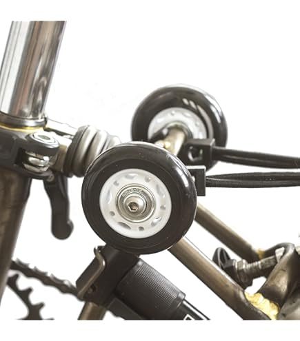 60mm Leichtlaufräder Für Falträder - Aluminium Gold Für Brompton & 3Sixty