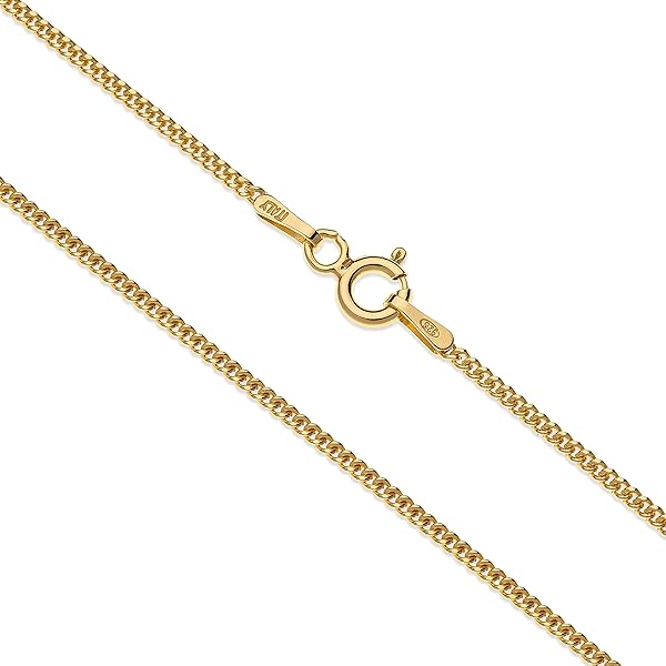 Kritz Collana Donna Catena Grumetta Fine 1,5 mm Placcato Argento I Catenina Modello Barbazzale 40 45 50 55 Cm I Gioielli Paris Moda Regalo per Ragazze