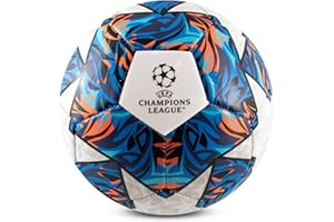 Hy-Pro UEFA Champions League Football, Size 5, Officially Licensed, Training, Match, Merchandise, Collectible For Kids and Adults, Great Football Gift Idea