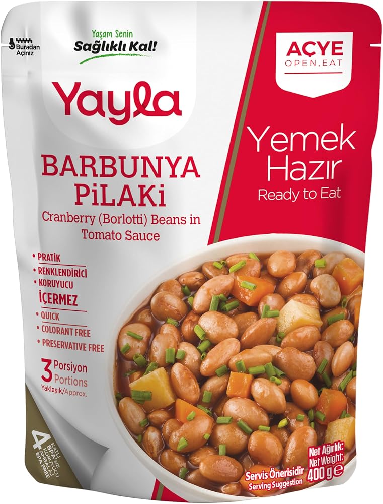 Yayla Barbunya Pilaki 400 gr, Tekli Paket