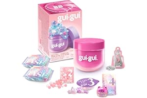 GUI GUI Shine Slime, The Most Beautiful Slime - Created by You, Follow 5 Styling Steps and Let Your Slime Shine, 13 Different Scented GUI GUI Slimes with 4 Great Textures