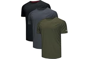 Chenjunrong 3er Pack Sport Tshirts Herren Funktionsshirt Schnelles Tricking Atmungsaktives Trainingsshirt Rundhals Kurzarm Tshilt Herren Fitness Shirt Trainingsshirt Für Laufen Workout Laufshirt