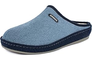 Schawos Pantofle domowe dla kobiet, wysokiej jakości pantofle, Made in Germany, z anatomicznie ukształtowaną wkładką i aktywną amortyzacją pięty