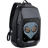 Divoom Pixoo Cyberbag Black Pixel Led Display Backpack