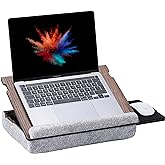 Vigo Wood - Laptop Stand with LS051 Cushion and Slope Adjustable Mousepad