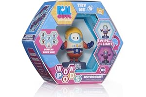 WOW! PODS Fall Guys: Ultimate Knockout, Astronaut Light-up Bobble-Head Figure, Official Merchandise, Collectibles, Toys and Gifts, Multicolor