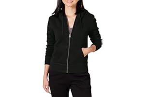 Amazon Essentials Veste à capuche zippée en polaire, doublée de sherpa (disponible en grandes tailles) Femme