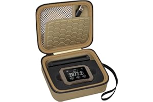 PAIYULE Case for Garmin Xero C1 Pro Chronograph, Range Shooting Chronograph Ballistic Precision Travel Organizer, Storage Holder with Mesh Pocket fit Cable, Porable Charger (Bag Only) (Green)