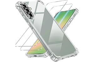Tentoki 3 in 1 für panzerglas und hülle Samsung Galaxy A56 5G,[Nie Vergilbung] schutzfolie Samsung Galaxy A56 5G TPU handyhülle Schlanke Stoßfeste Anti Kratzt Transparent Case