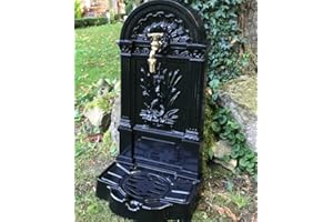 Antikas - Fontaine sur pied noire serpent Oud