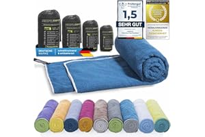‎LIGHTDRY LightDry® Original Mikrofaser Sporthandtuch Backpack Reise-Handtuch - Sport & Fitness Badehandtuch saugfähig, leicht & antibakteriell und extrem schnell trocknend