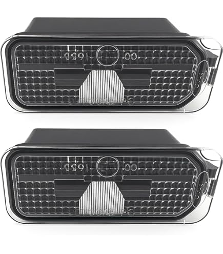 ROBUST Car Number Plate Light Lamp Lens No Bulb for Ford Fiesta