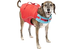 Kurgo Surf N Turf(TM) Dog Life Jacket, Red, X-Large