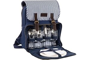 Three Rivers 4 person backpack, Navy & White
