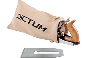 DICTUM® Rabot simple n° 4 | Fer à rabot japonais | Enlèvement fin des copeaux | même en cas de fibres difficiles | Tenue de coupe maximale