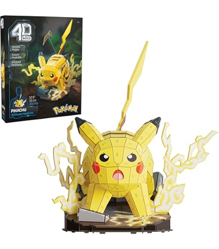 Ensky Paper Theater – Pokémon Snorlax – Kit 3D Taglio Laser, Da Assemblare Con Colla, Collezione