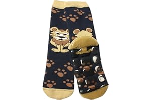 Weri Spezials Skarpety niemowlęce i dzieci z ABS "lew" granatowy