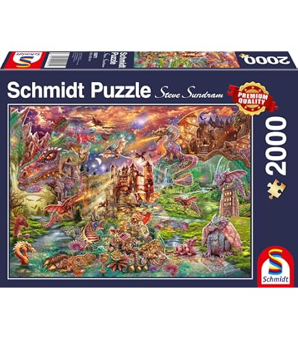Schmidt Spiele 59794 – Puzzle 1000 Pezzi “La Felicità Della Casetta In Giardino” Di Thomas Kinkade
