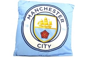 MANCHESTER CITY FC - Coussin (Taille Unique) (Bleu Clair/Blanc)