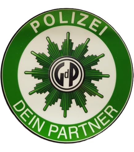 GdP POLIZEI Plakette DPolG Transparent Aufkleber Sticker Innenklebend Dbb Tr03 E - Foto 4