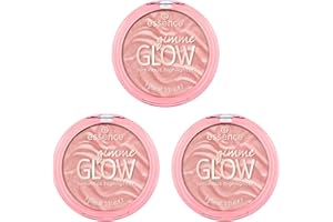 ‎ESSENCE COSMETICS essence gimme GLOW luminous highlighter, Nr. 20, Nude, sofortiges Ergebnis, strahlend, schimmernd, vegan, ölfrei, ohne Parfüm, ohne Alkohol, 3er Pack (3x9g)