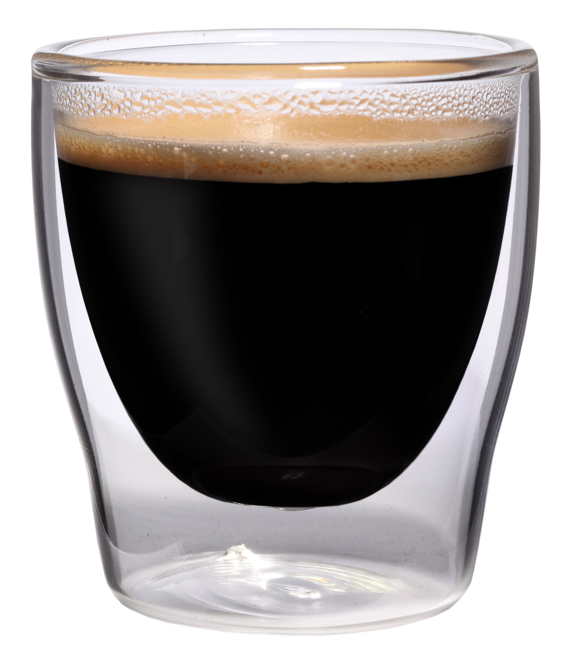 Feelino Bloomino doppelwandige Espresso-Gläser, 2er-Set 80ml Thermo