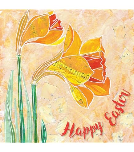 Charming Floral Patterns And Photos Assorted Religious Easter Cards, Box Of 24 - Boxed Cards - View #7