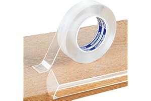 ZOMPAGO Kantenschutz Baby Selbstklebend, 4m x 30mm,Extra Stark Transparent Weiche Möbelkantenschoner für Baby-Sicherung,Kanten-&Eckenschutz für Schränke,Tische,Wände,Betten,Küche,2mm Dicke