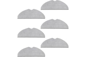 NATUVORT 6 Stück 2.0 Wischtücher für Roborock S8 Pro Ultra Saugroboter, Silberionen Mikrofaser Wischtuch Ersatzteile Zubehörset, 2 Schwingungsbereiche