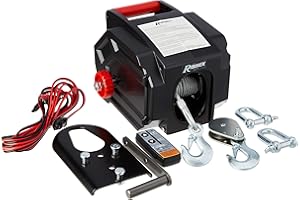 RIBIMEX 4277 Treuils Voiture 5 tonnes Marche AV et AR 12 V Noir